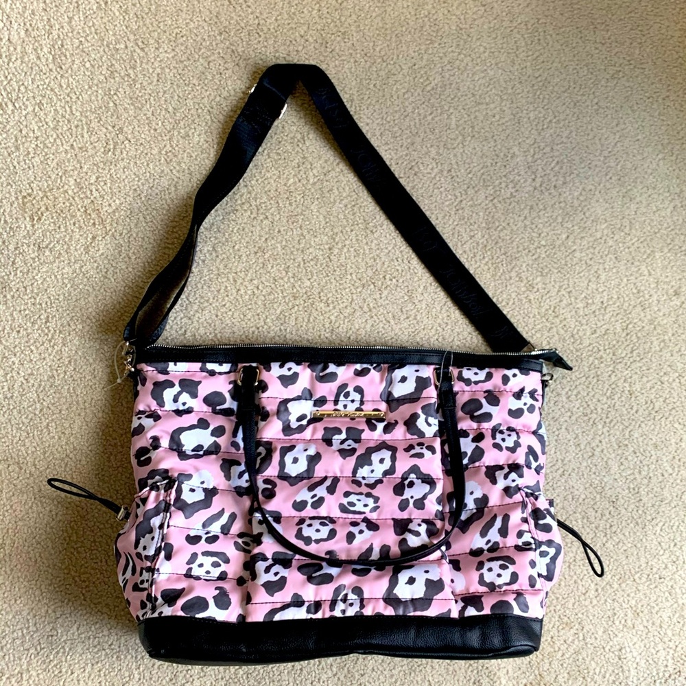 Betsy Johnson small travel tote never used!